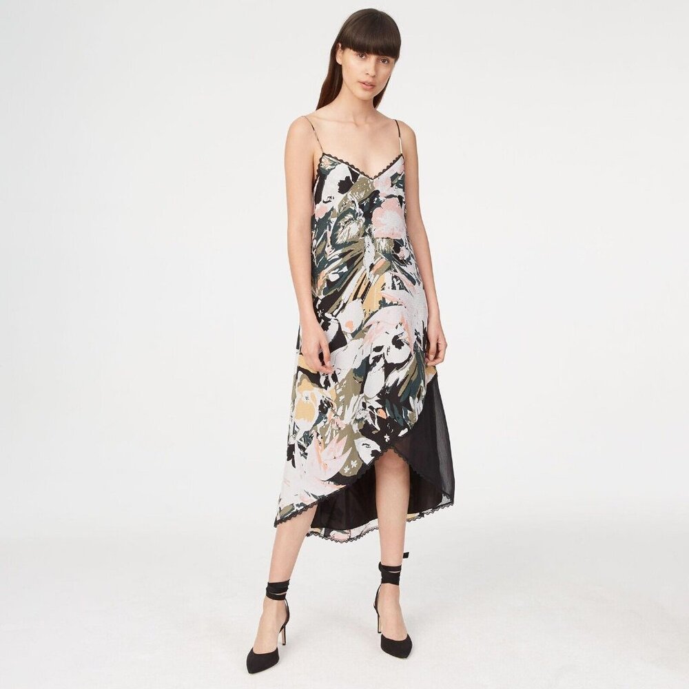 Club Monaco Kittrick Silk Slip Dress Size 0